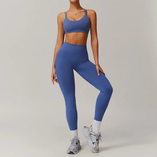 Yoga Set Gym Set Workout Clothes Matching Sets for Women Active Wear Fitness Jackets Outfits Tracksuit Seamless Leggings Shorts