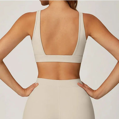 Sexy Gym Top Women Sports Bra Running Backless Yoga Bra Breathable Sport Underwear Women Fitness Workout Top Women Sport Clothes