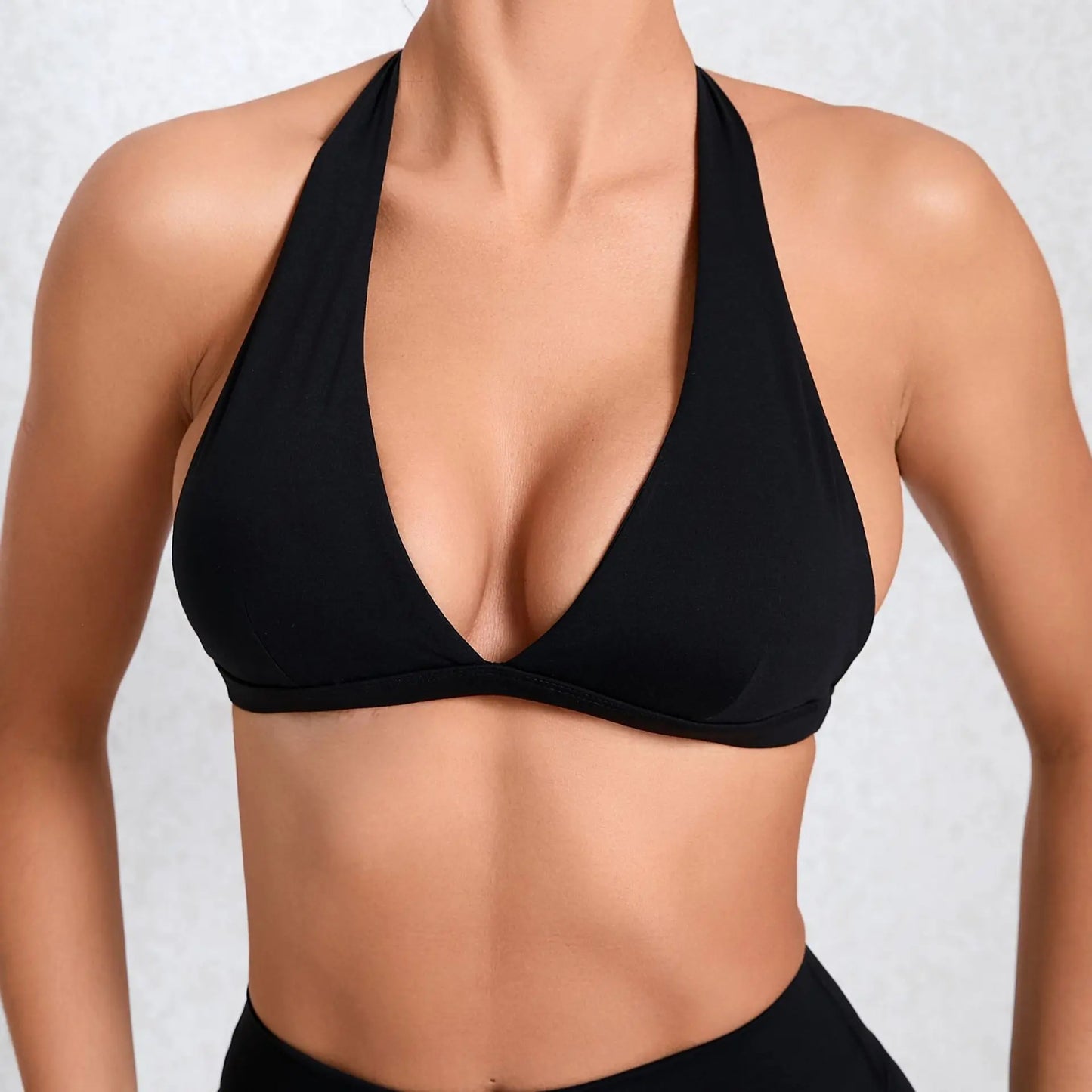 Workout Set for Women Quick Dry Yoga Outfit Seamless Sports Bra High Waist Gym Leggings with Pockets Running Fitness