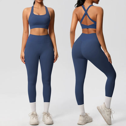 2 Pieces Sportswear Yoga Set Gym Sports Bra Leggings Clothes Sportswear Yoga Suits For Women Fitness Set Tracksuit