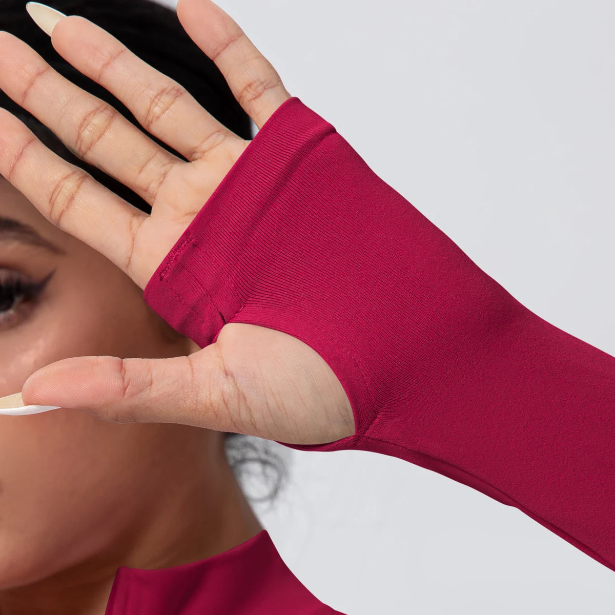 1PC Solid Color Slim Casual Zipper Long Sleeves Yoga Coat for Woman's Quick Drying Gym Sports Running Workout Top Yoga Jacket