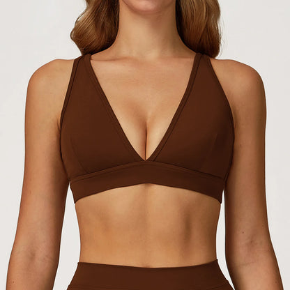 Sexy Gym Top Women Sports Bra Running Backless Yoga Bra Breathable Sport Underwear Women Fitness Workout Top Women Sport Clothes