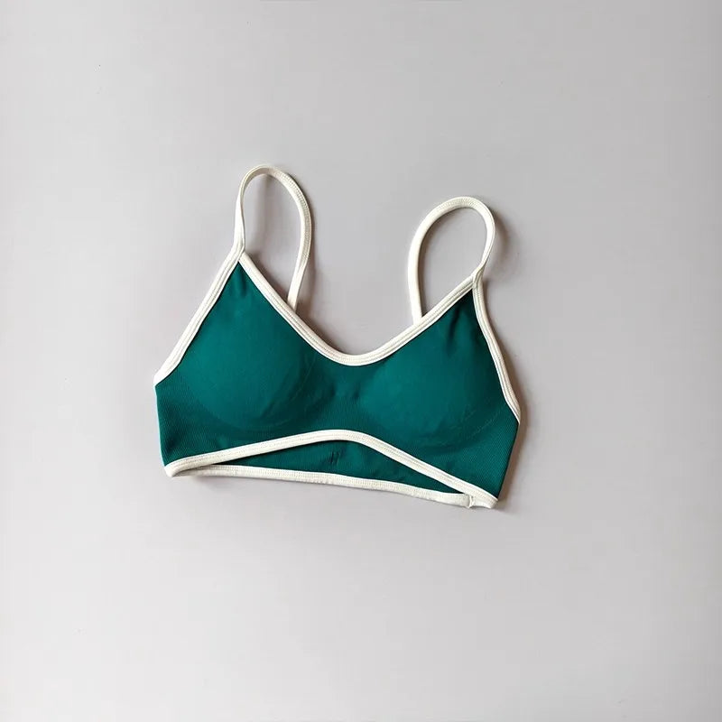 Seamless Gym Sports Bra Beautiful Back Design Shockproof Fitness Running Yoga Lingerie Tight Clothing for Women