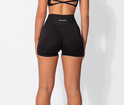 Summer Vibrating Scratch Butt Shorts for Women Seamless Short Gym Yoga Intensify Running Sport Active Exercise Fitness Shorts