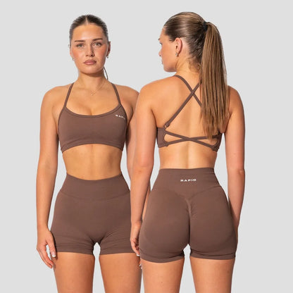 Summer Vibrating Scratch Butt Shorts for Women Seamless Short Gym Yoga Intensify Running Sport Active Exercise Fitness Shorts