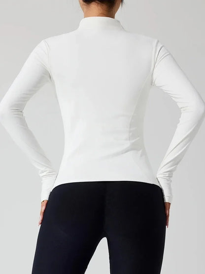 2025 Full Zipper Windproof Winter Outdoor Gym Fitness Coats Women's Jackets