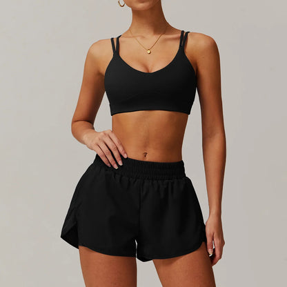 Yoga Set Gym Set Workout Clothes Matching Sets for Women Active Wear Fitness Jackets Outfits Tracksuit Seamless Leggings Shorts