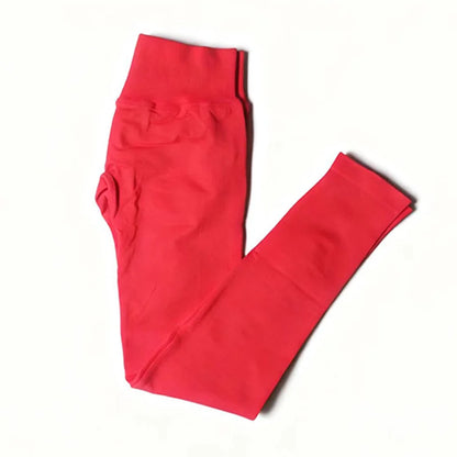 Impact Leggings High Stretch Seamless Low Rib Waist Scrunch Bum & Glute Contour Gym Running Leggings Women Tight Yoga Pants