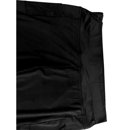 Plus Size 1XL-5XL New Womens Solid Color High Waist Pants  Elasticity Casual Leggings with Pockets Gym Workout Pants