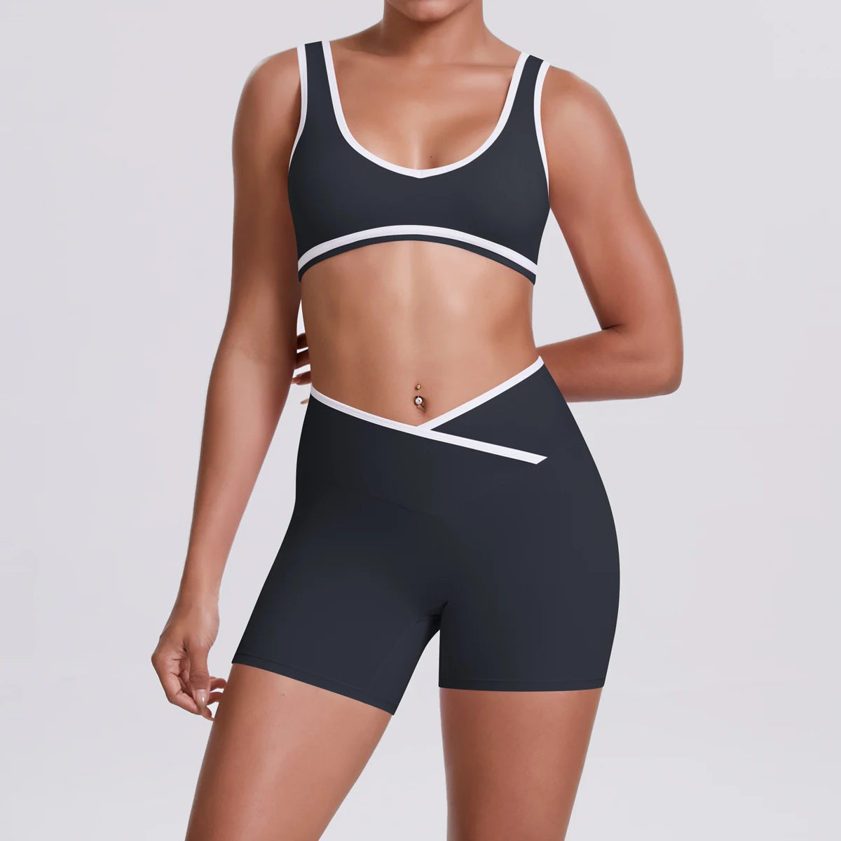 Soften Yoga Set 2PCS Sports Suit Women Gym Set Women Fitness Tracksuit Workout Suit Female Sportswear Quick-Drying Yoga Clothing