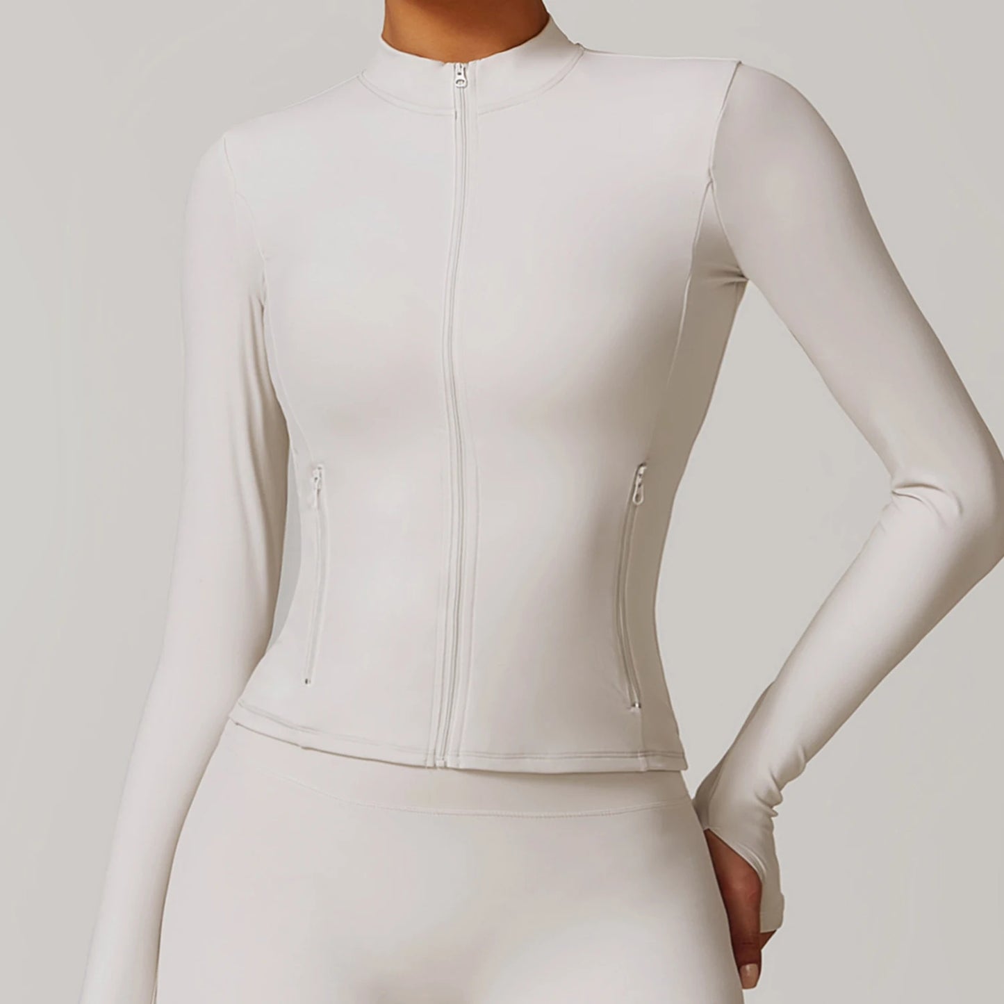 Ctenkevet Women Zippers Fall And Winter Sports Jacket Gym Workout Tops Female Long Sleeve Yoga Clothes Sport Outfit For Woman