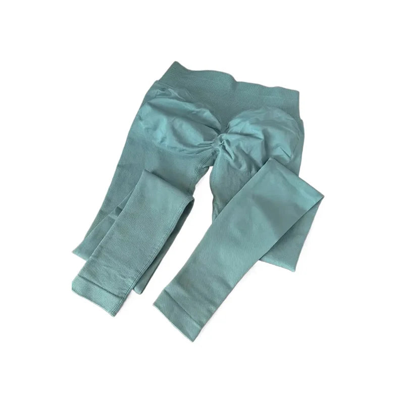 Impact Leggings High Stretch Seamless Low Rib Waist Scrunch Bum & Glute Contour Gym Running Leggings Women Tight Yoga Pants