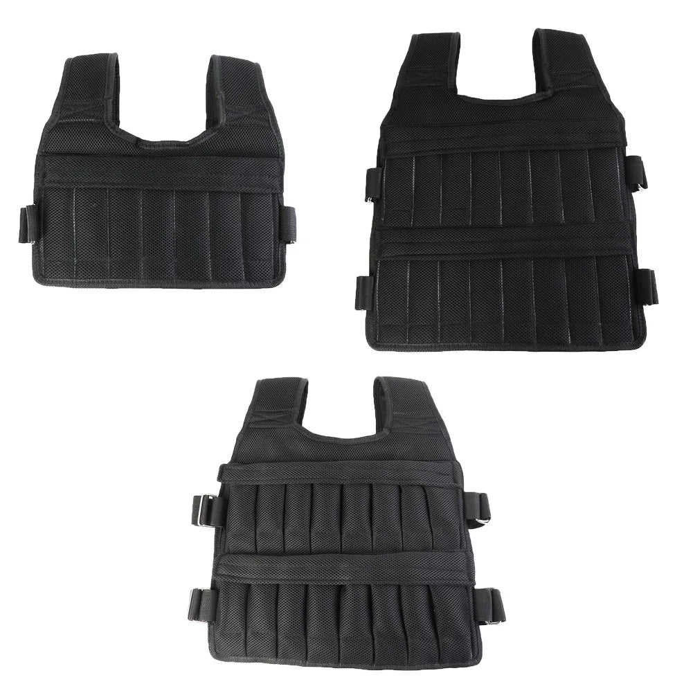 3/15/35kg Weighted Vest Adjustable Workout Weight Jacket Weighted Exercise Vest for Running Training Workout Jogging Walking