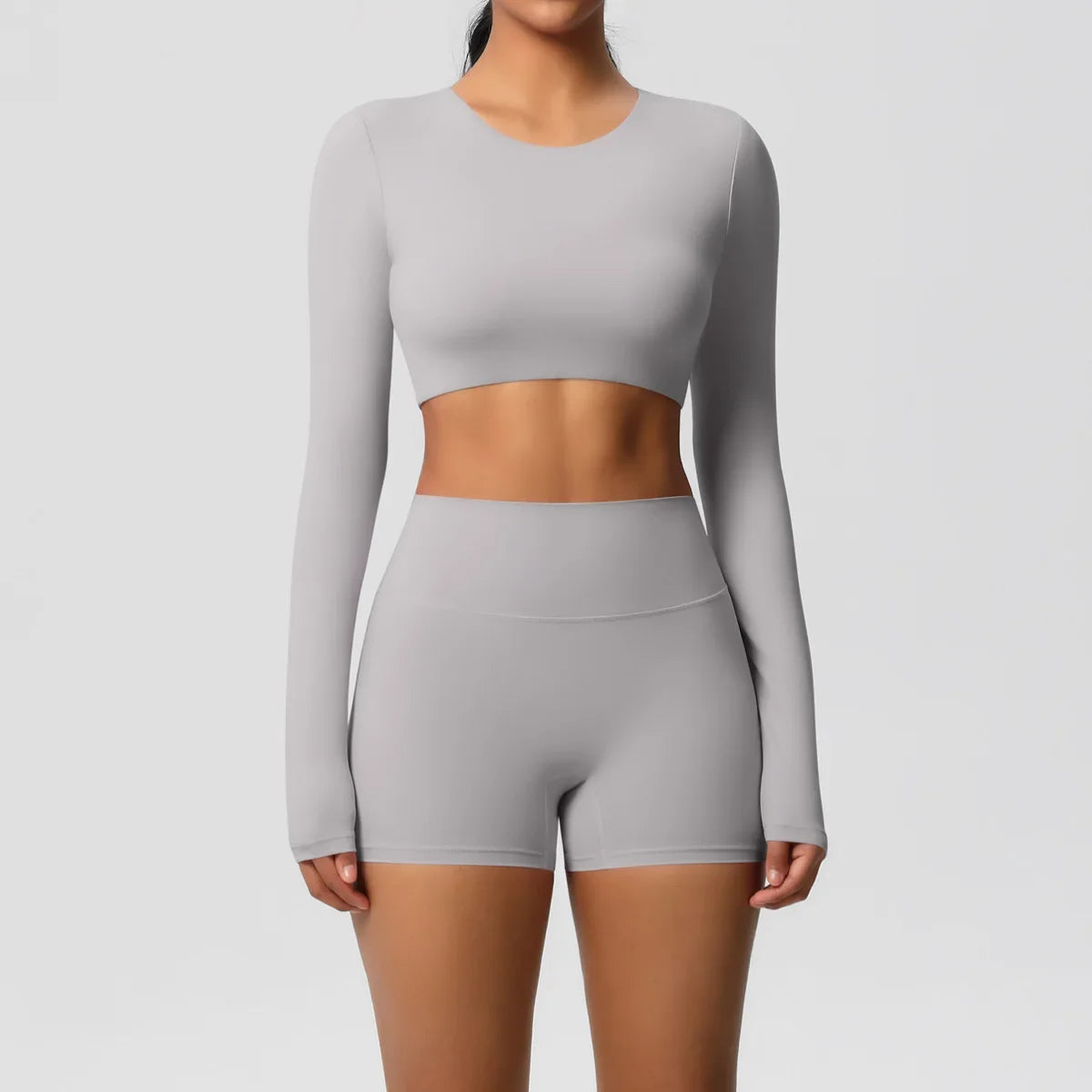 Yoga Suit Women Leggings with Pocketed Quick-Drying Gym Set Women Tracksuit Running Workout Short Sleeves Sports Yoga Clothing