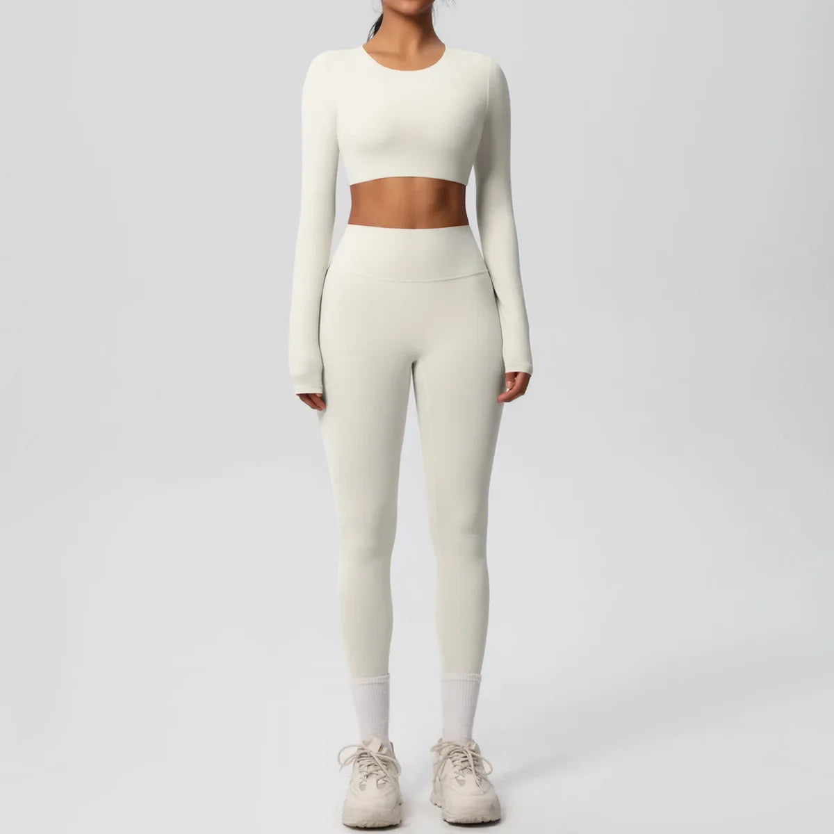 Yoga Suit Women Leggings with Pocketed Quick-Drying Gym Set Women Tracksuit Running Workout Short Sleeves Sports Yoga Clothing