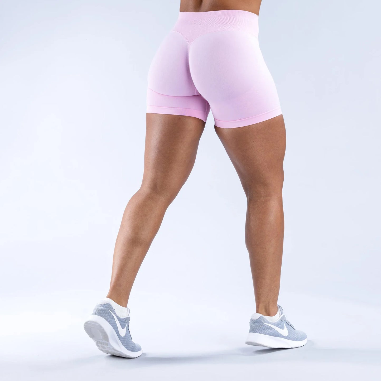 ENYFD yoga sports shorts women's impact seamless low waist tight shorts sports leggings motorcycle pants sports fitness clothing