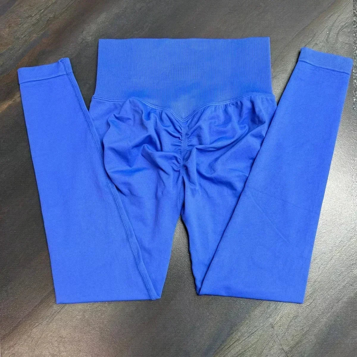 High Waist Yoga Leggings for Women Seamless Yoga Legging Workout Sports Tights Stretchy Pants Scrunch Bum Gym Leggings