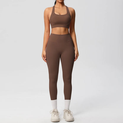 2 Pieces Sportswear Yoga Set Gym Sports Bra Leggings Clothes Sportswear Yoga Suits For Women Fitness Set Tracksuit