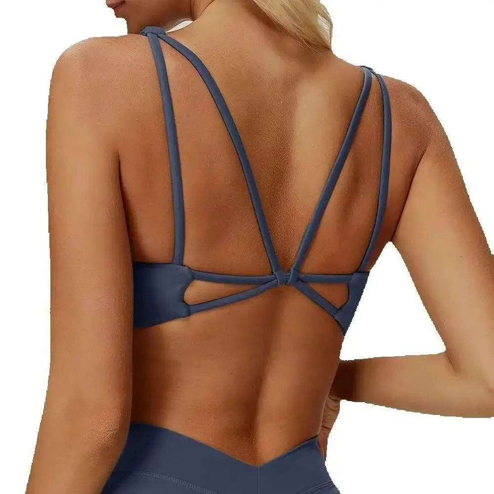 Sexy Scrunch Sports Bra Gym Top Women Running Back Cross Top Women Sportswear Yoga Underwear Fitness Workout Yoga Clothing Women