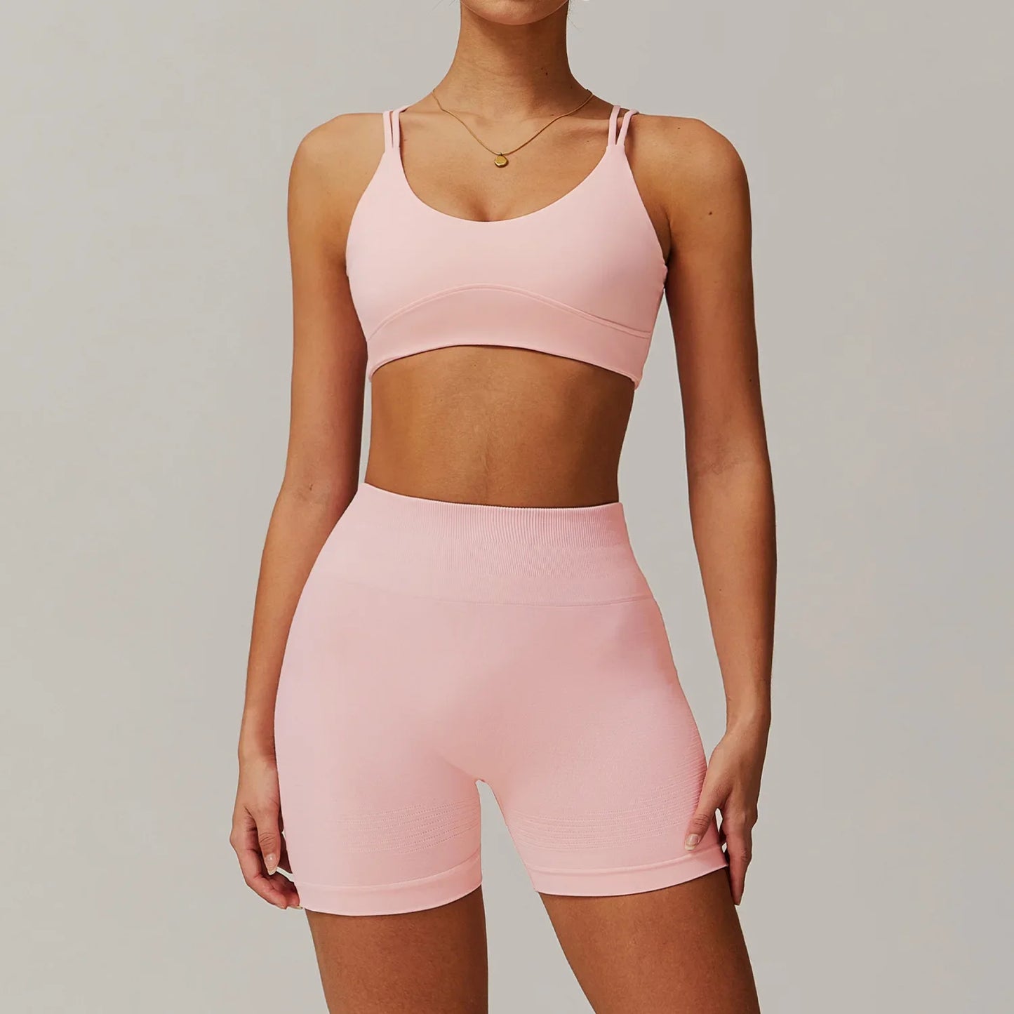 Yoga Set Gym Set Workout Clothes Matching Sets for Women Active Wear Fitness Jackets Outfits Tracksuit Seamless Leggings Shorts