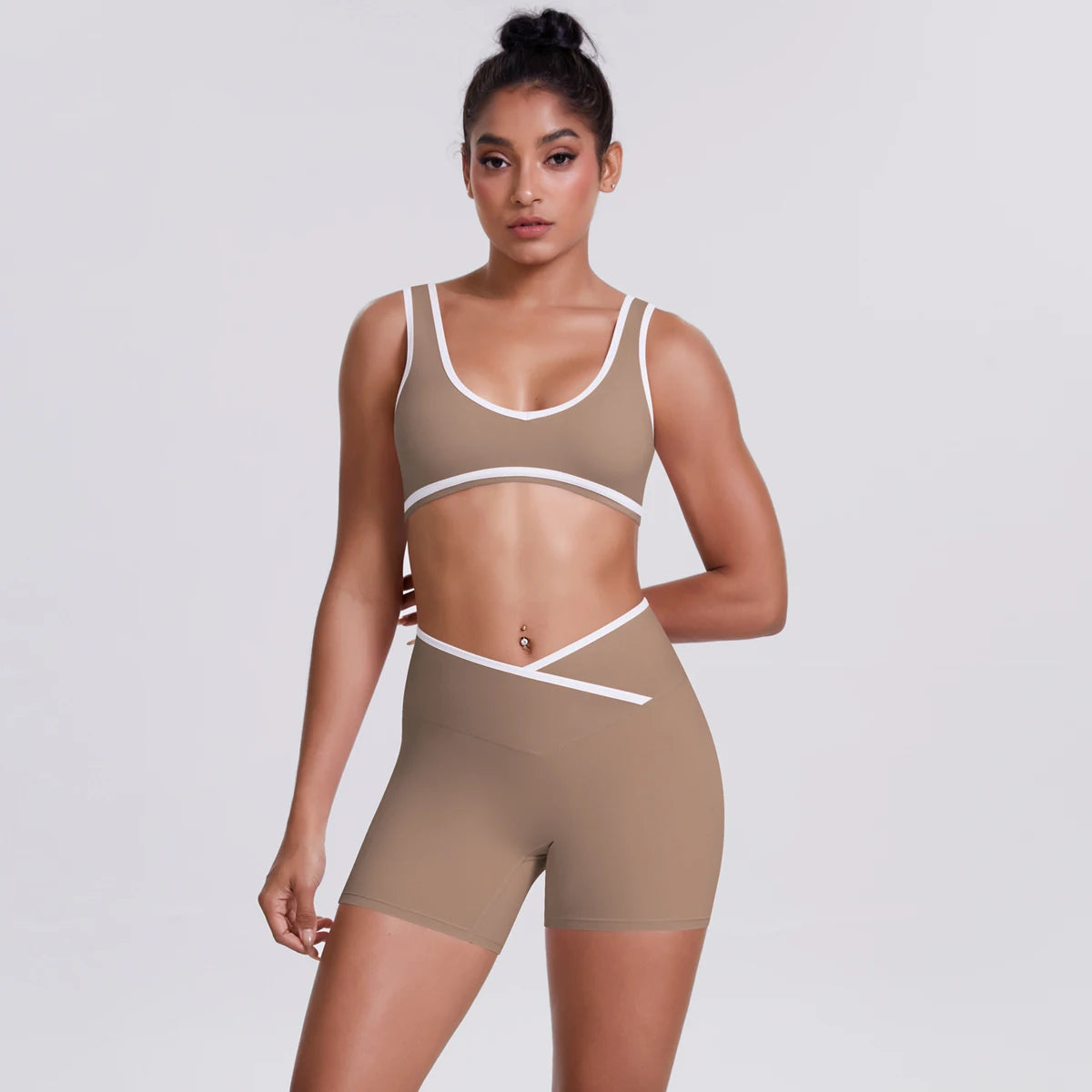 Soften Yoga Set 2PCS Sports Suit Women Gym Set Women Fitness Tracksuit Workout Suit Female Sportswear Quick-Drying Yoga Clothing