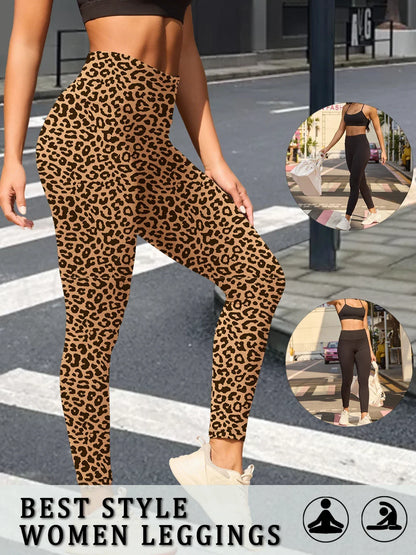 Women's Super Soft Leggings High Waisted Tummy Control No See Through Workout Yoga Running Athletic Push Up Gym Fitness Leggings
