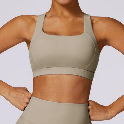 Ctenkevet Women's Shockproof Sport Bra Gym Yoga Tank Top Beautiful Back Crop Push up Vest Breathable for Runningthable Vest