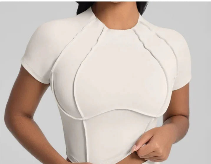 Zipper Sports Underwear Removable Chest Pad Gathering Breathable I-shaped Vest Fitness Running Outside Yoga Bra Gym Leggings