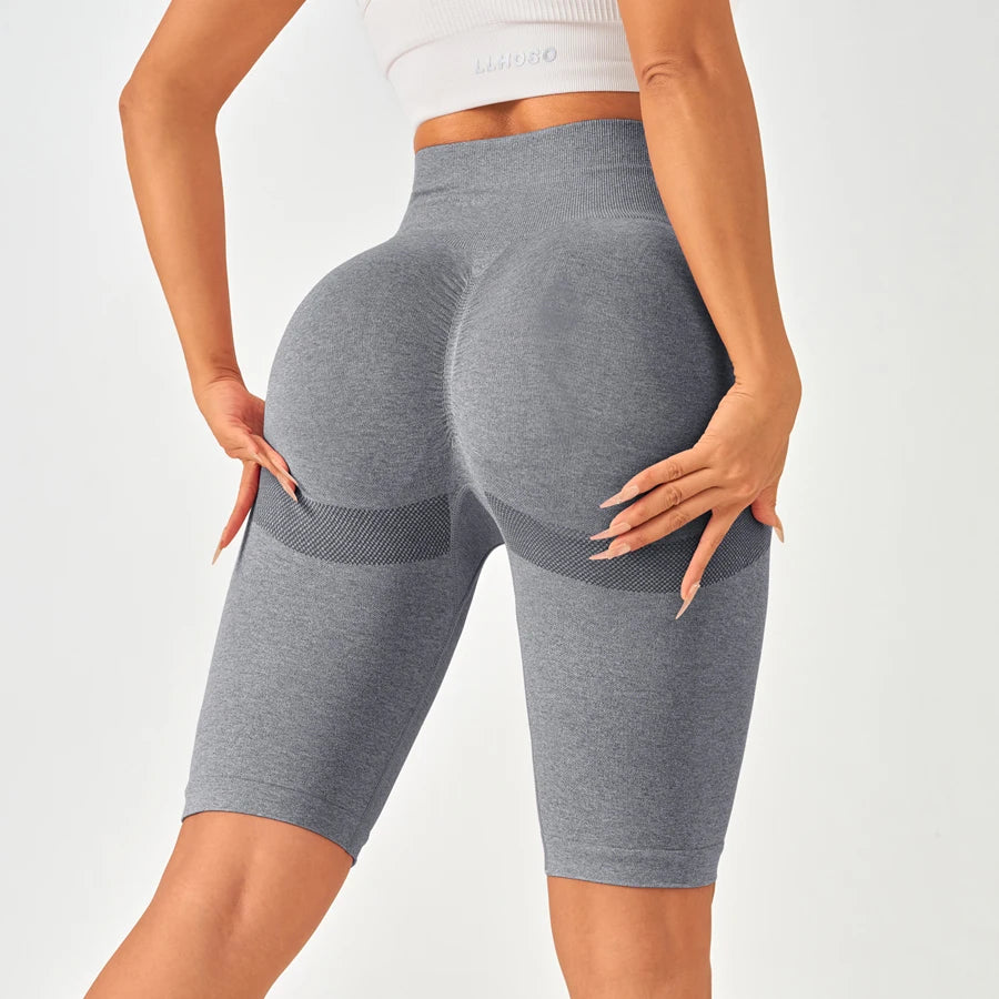 Women Sports Leggings Sportswear Woman Gym Legging Seamless Yoga Shorts w/Tummy Control Women's Shorts Fitness Female Clothing