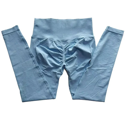 High Waist Yoga Leggings for Women Seamless Yoga Legging Workout Sports Tights Stretchy Pants Scrunch Bum Gym Leggings