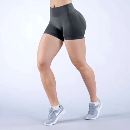 ENYFD yoga sports shorts women's impact seamless low waist tight shorts sports leggings motorcycle pants sports fitness clothing