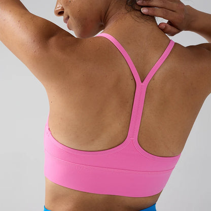 Women's Push-Up Sports Bra Y-Back Fitness Yoga Gym Crop Top Sexy Running Underwear Comfortable Breathable Fitness Top