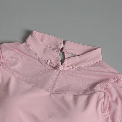 Yoga suits for women with long sleeves for autumn new style with chest pad Pilates fitness clothes with high-value running