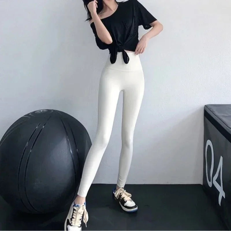 Women Yoga Gym Sports Pants Seamless Leggings Stretchy High Waist Fitness Activewear Pant Physical Exercise Fitness Tight Pants