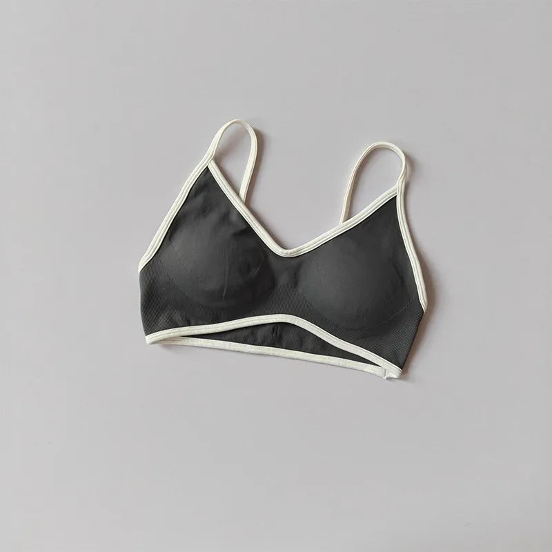 Seamless Gym Sports Bra Beautiful Back Design Shockproof Fitness Running Yoga Lingerie Tight Clothing for Women