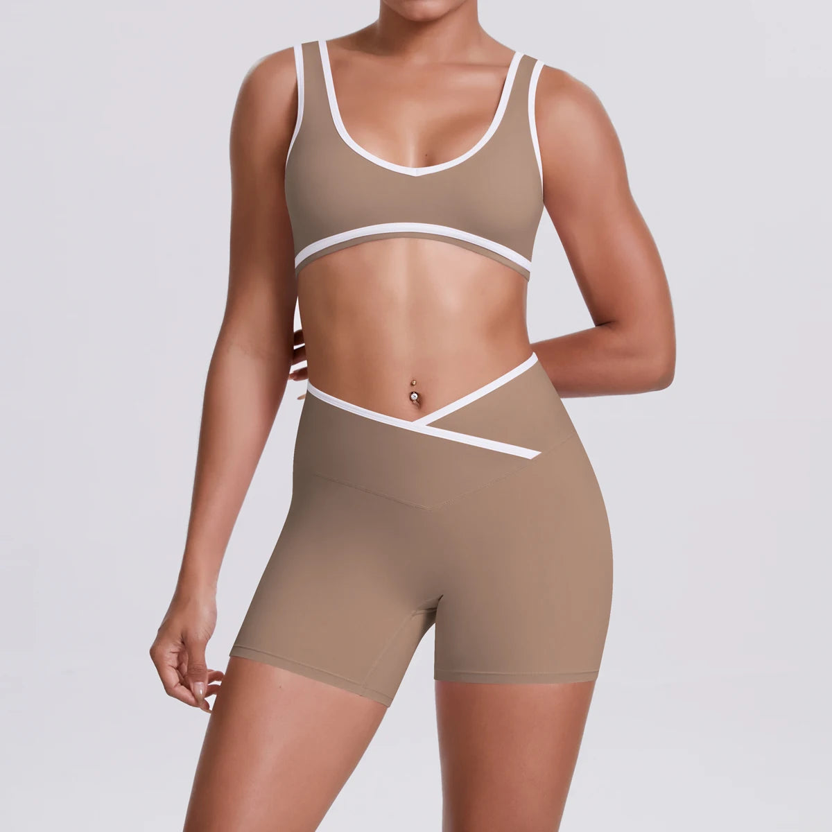 Soften Yoga Set 2PCS Sports Suit Women Gym Set Women Fitness Tracksuit Workout Suit Female Sportswear Quick-Drying Yoga Clothing