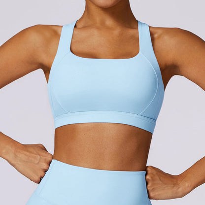 Ctenkevet Women's Shockproof Sport Bra Gym Yoga Tank Top Beautiful Back Crop Push up Vest Breathable for Runningthable Vest