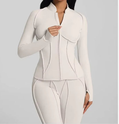 Zipper Sports Underwear Removable Chest Pad Gathering Breathable I-shaped Vest Fitness Running Outside Yoga Bra Gym Leggings