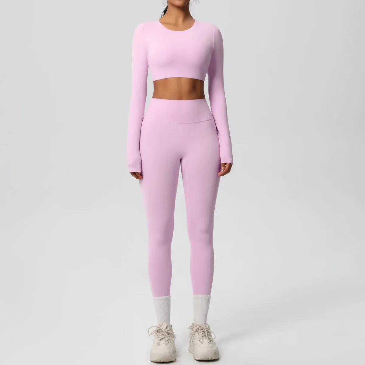 Yoga Suit Women Leggings with Pocketed Quick-Drying Gym Set Women Tracksuit Running Workout Short Sleeves Sports Yoga Clothing