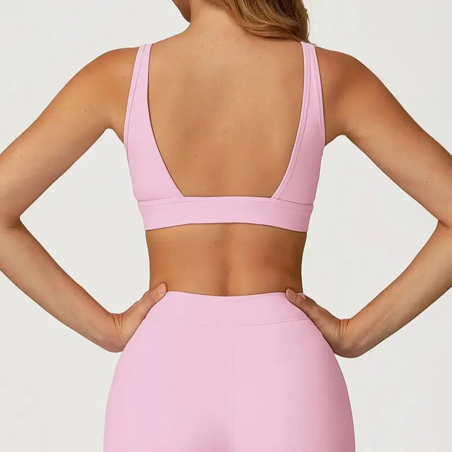 Sexy Gym Top Women Sports Bra Running Backless Yoga Bra Breathable Sport Underwear Women Fitness Workout Top Women Sport Clothes