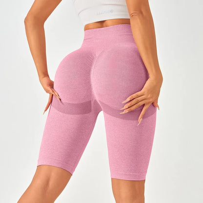 Women Sports Leggings Sportswear Woman Gym Legging Seamless Yoga Shorts w/Tummy Control Women's Shorts Fitness Female Clothing