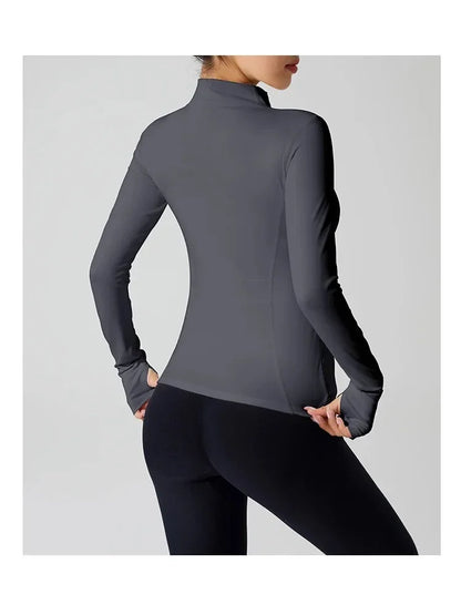 2025 Full Zipper Windproof Winter Outdoor Gym Fitness Coats Women's Jackets