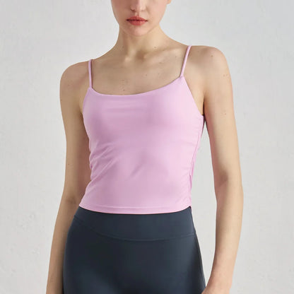 Women Sports Bras High Elastic Yoga Tops Padded Gym Jogging Sports Bra Skin-friendly Breathable Gym Vest Fitness Sport Crop Tops