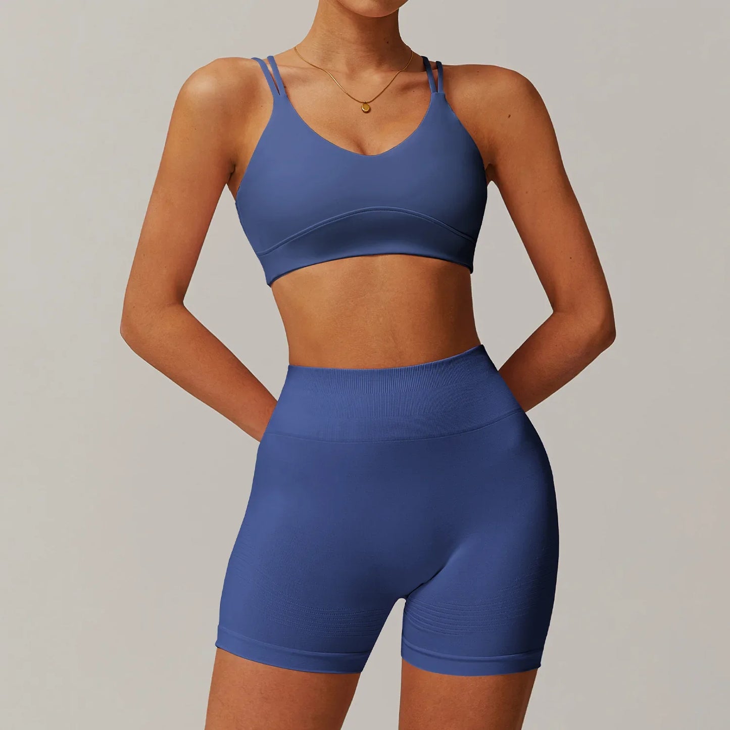 Yoga Set Gym Set Workout Clothes Matching Sets for Women Active Wear Fitness Jackets Outfits Tracksuit Seamless Leggings Shorts