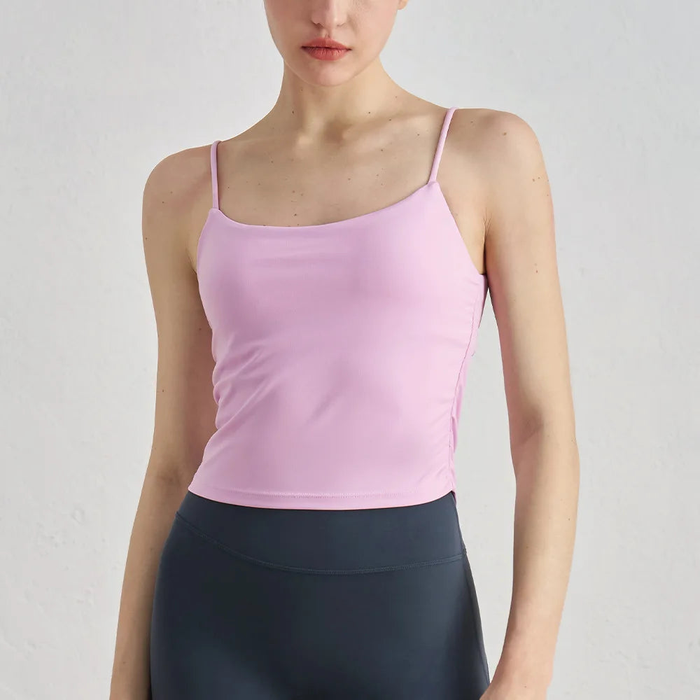 Women Sports Bras High Elastic Yoga Tops Padded Gym Jogging Sports Bra Skin-friendly Breathable Gym Vest Fitness Sport Crop Tops