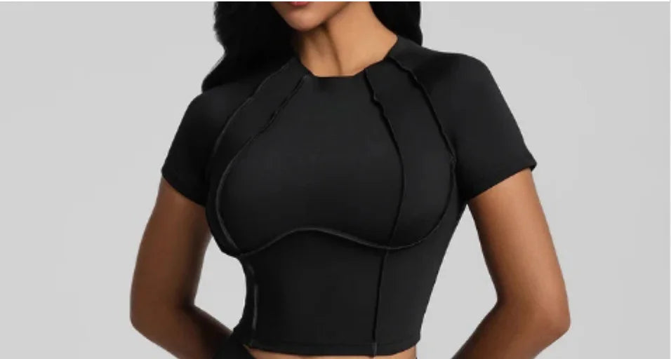 Zipper Sports Underwear Removable Chest Pad Gathering Breathable I-shaped Vest Fitness Running Outside Yoga Bra Gym Leggings