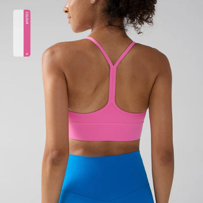 Women's Push-Up Sports Bra Y-Back Fitness Yoga Gym Crop Top Sexy Running Underwear Comfortable Breathable Fitness Top