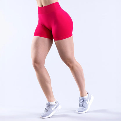 ENYFD yoga sports shorts women's impact seamless low waist tight shorts sports leggings motorcycle pants sports fitness clothing