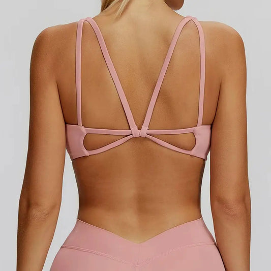 Sexy Scrunch Sports Bra Gym Top Women Running Back Cross Top Women Sportswear Yoga Underwear Fitness Workout Yoga Clothing Women