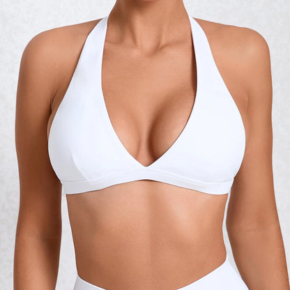 Workout Set for Women Quick Dry Yoga Outfit Seamless Sports Bra High Waist Gym Leggings with Pockets Running Fitness
